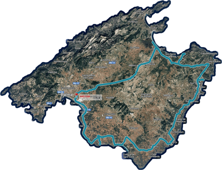 Sportwagentour Seaside Karte