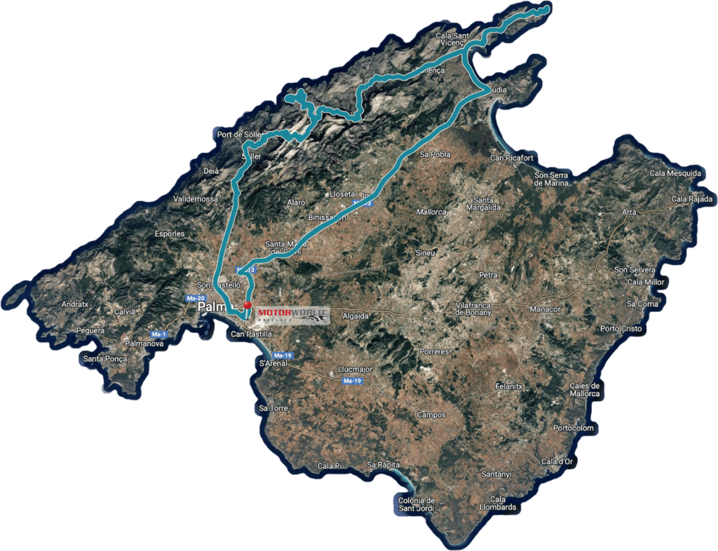 Sportwagentour Tramuntana Ultimate Karte