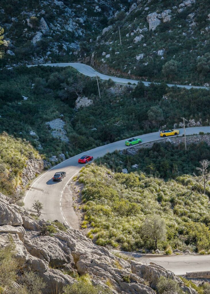 Sportwagentour Serpentinen Ausfahrt